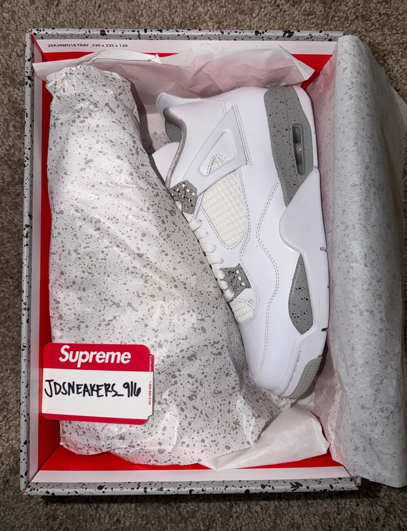 Jordan 4 White Oreo