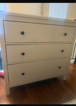 Ikea 3 Drawer Dresser and mirror