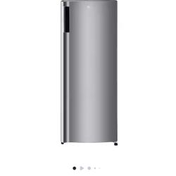 LG - 5.79 Cu. Ft. Top-Freezer Refrigerator with Semi Auto Defrost - Platinum Silver 