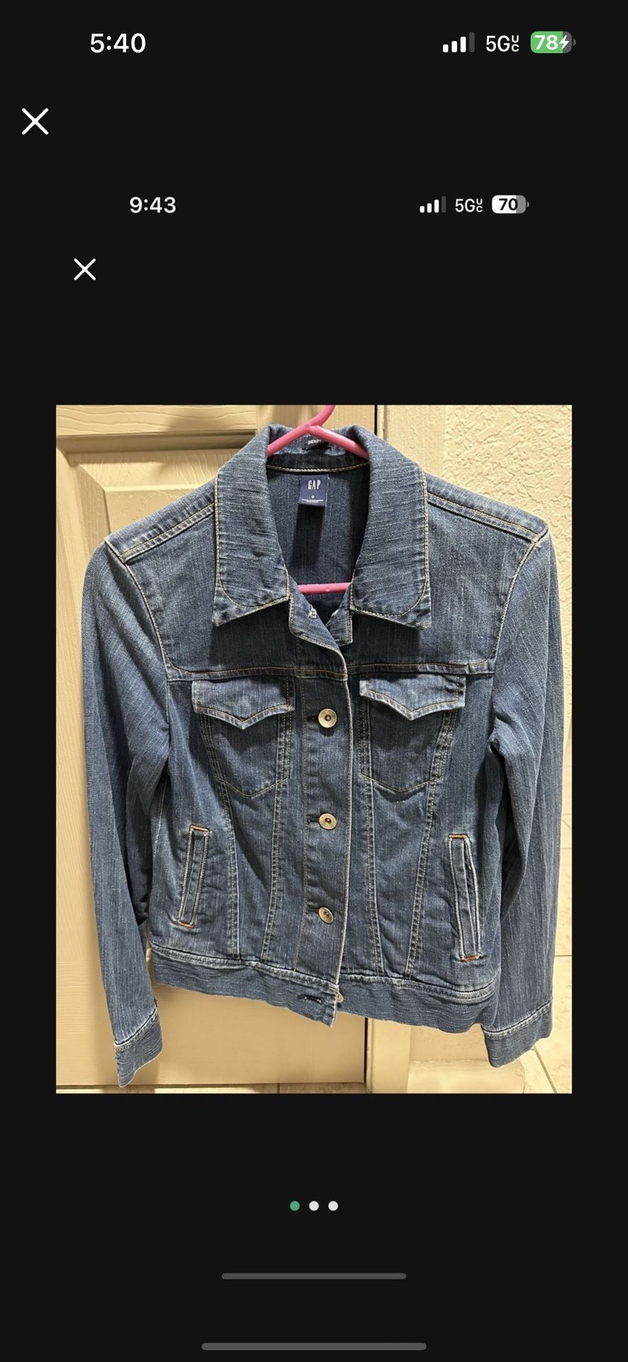 Woman’s Sz Small Jean Jacket