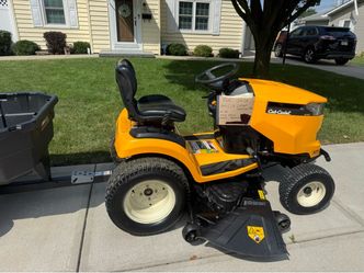 2018 Cub Cadet Garden Tractor with dump trailer