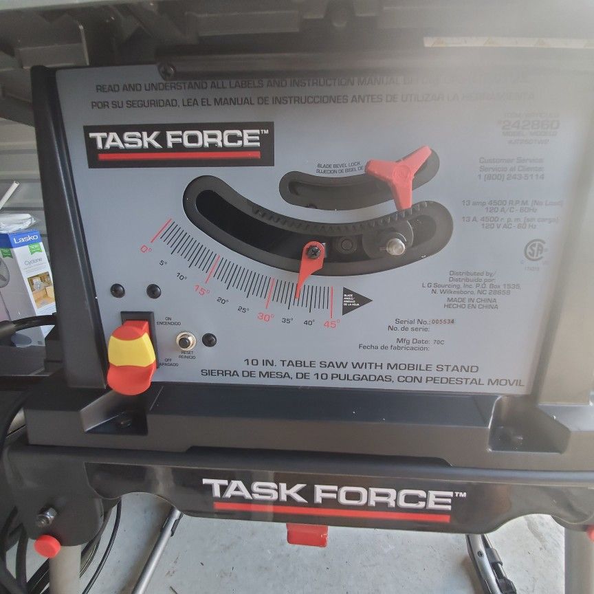 Task force table saw deals