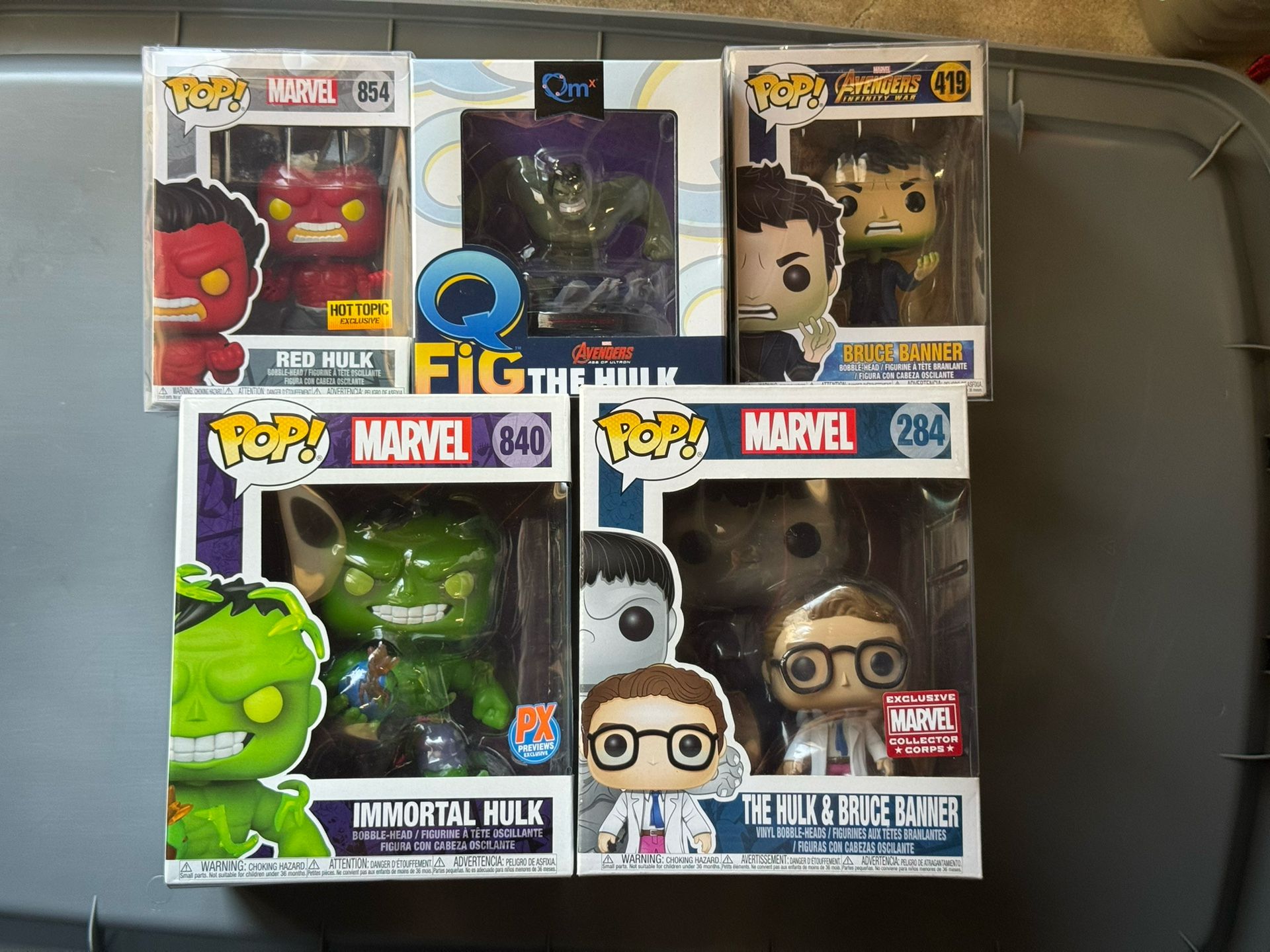 Hulk Funko Pop and Figure Lot
