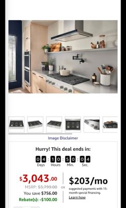 Electrolux 6 burner icon series lots of extras