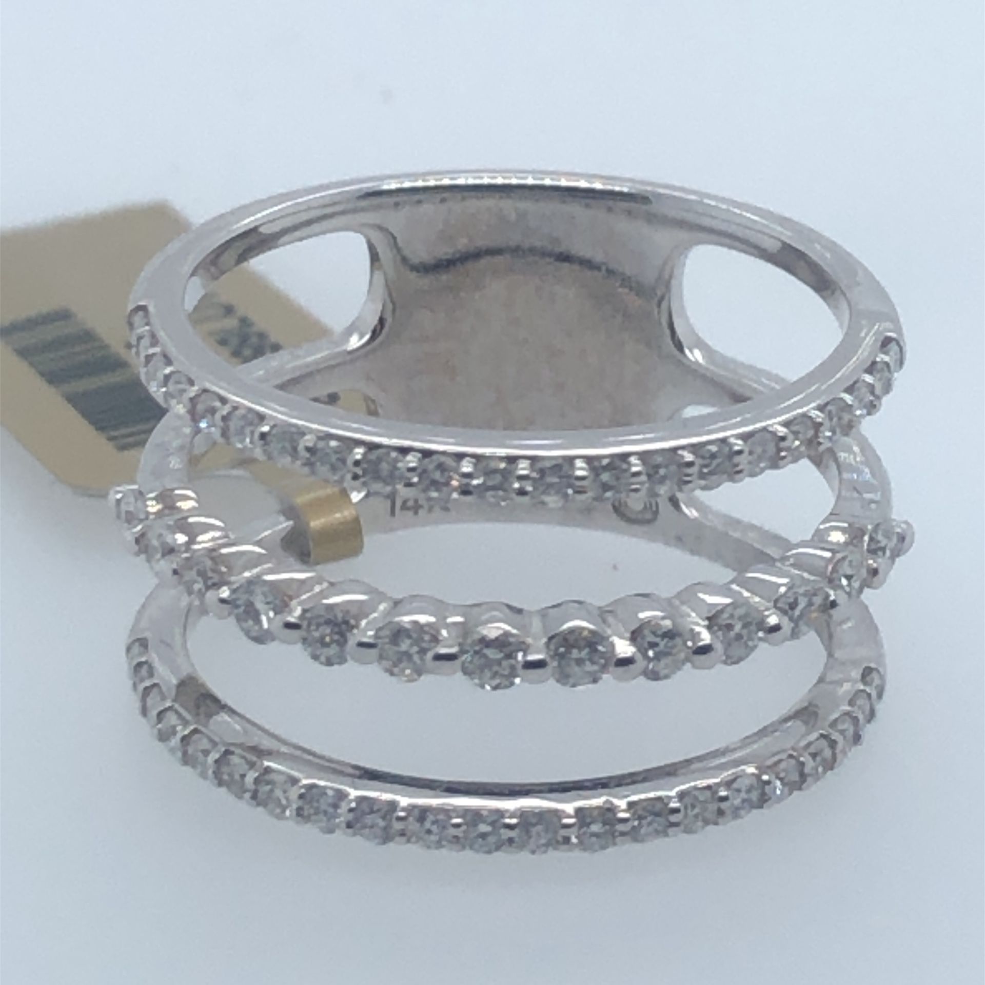 14kt 3-band Diamond Ring