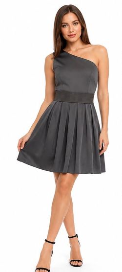 Elegant one-shoulder dress. Size 12. $25.