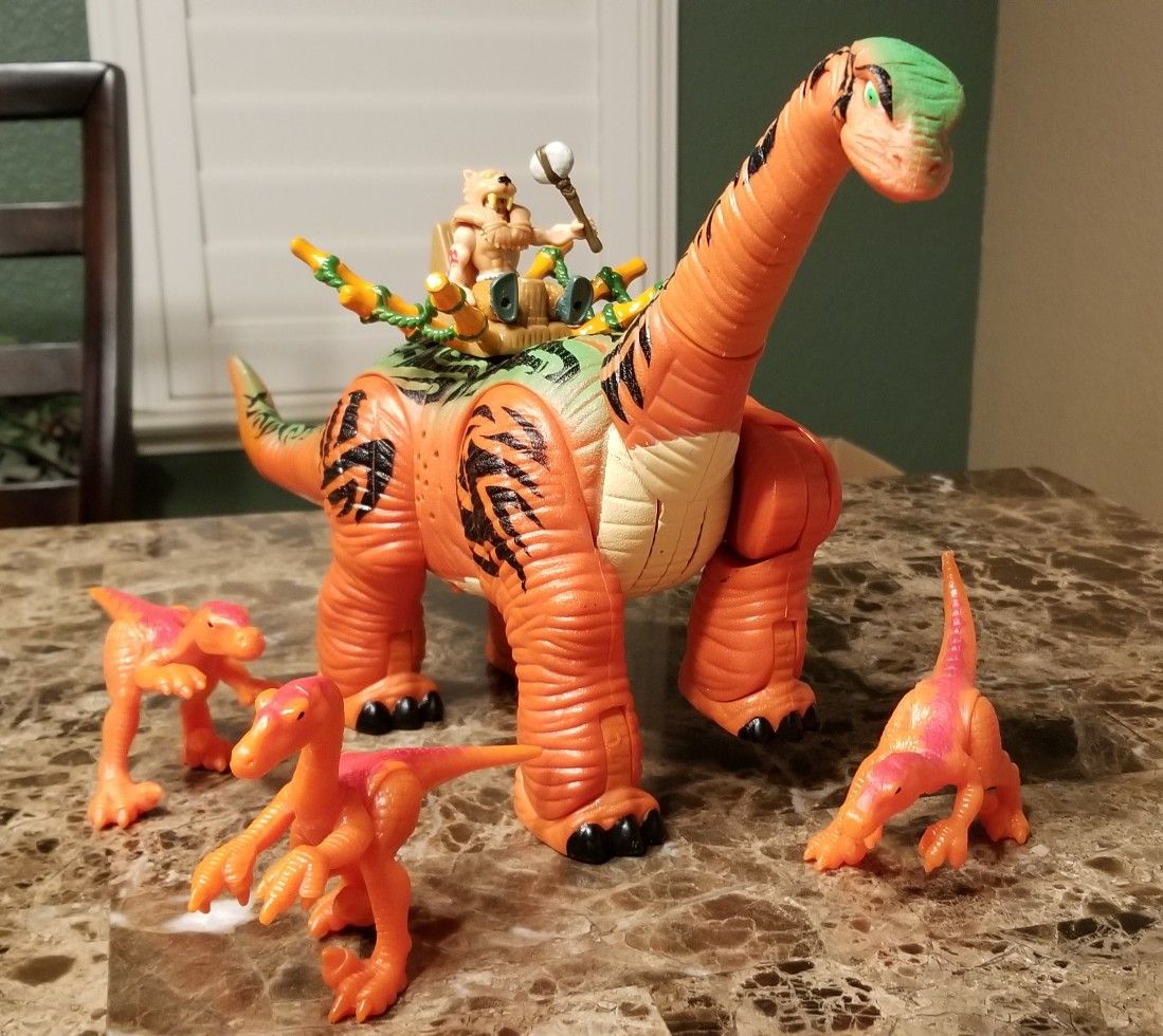 2004 Fisher Price Imaginext "Thunder" The Brontosaurus (VERY RARE)