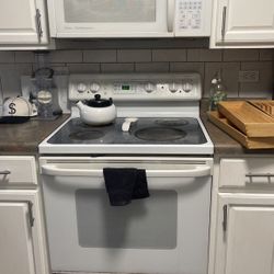 Electric Oven With Microwave 