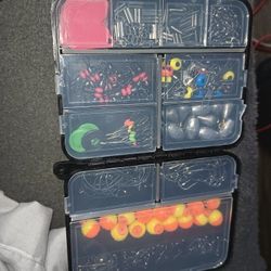 Complete Fishing Tackle Box – Hooks, Sinkers, Bobbers, and Accessories