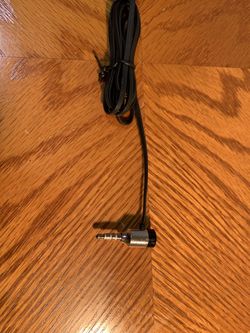 4 Feet Auxiliary cable from any device with 3.5mm to a Car Auxiliary input.