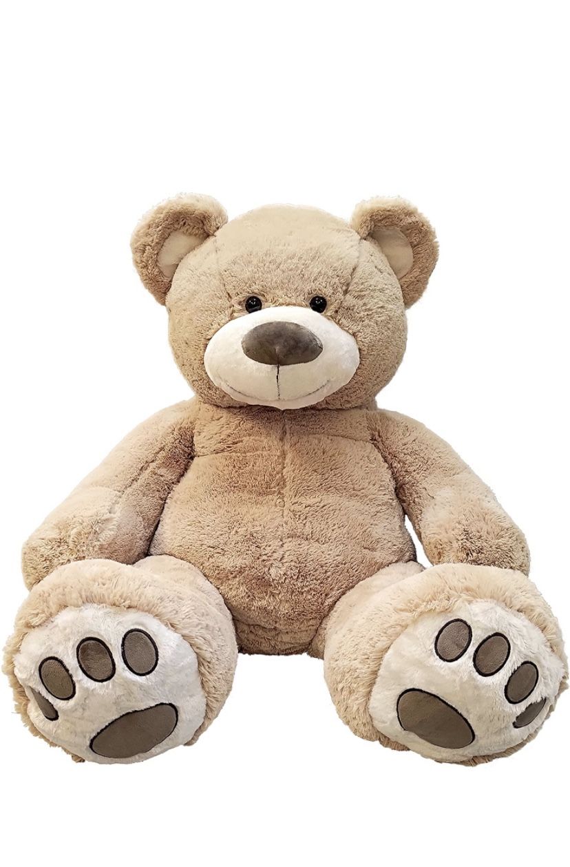 Giant 59” Tan Bear  ( 5 Foot ) - No Stain & Smells Fresh