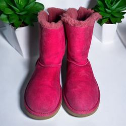 Ugg Youth Girl 3280Y Bailey Bow II Fuschia Pink Boot
