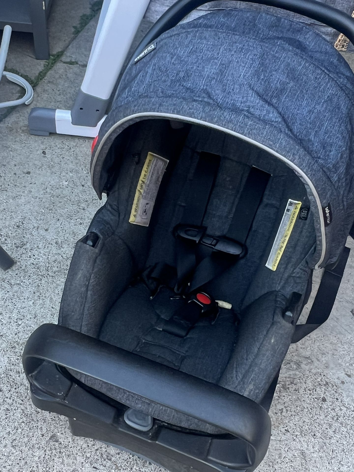 Car Seat With Car Attachment 