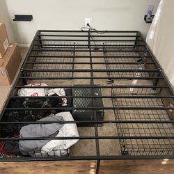 Queen Bed Frame With Drawers 