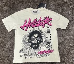 Hellstar Studios Sound Like Heaven Tee Cream *NEW* *AUTHENTIC* SIZE MEDIUM 