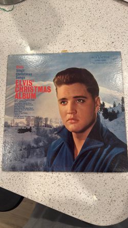 Elvis Presley - Sings Christmas Songs Album (1959) Vinyl LP • MONO • Blue