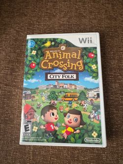 Animal Crossing City Folk on Wii CIB