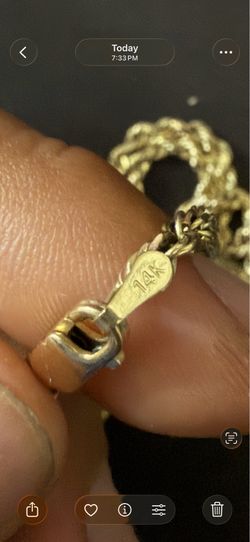 14k gold rope chain