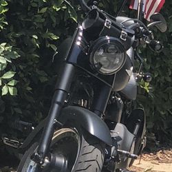 Harley Davidson Mat Black FatBoy Lo