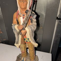 Native Man Statue