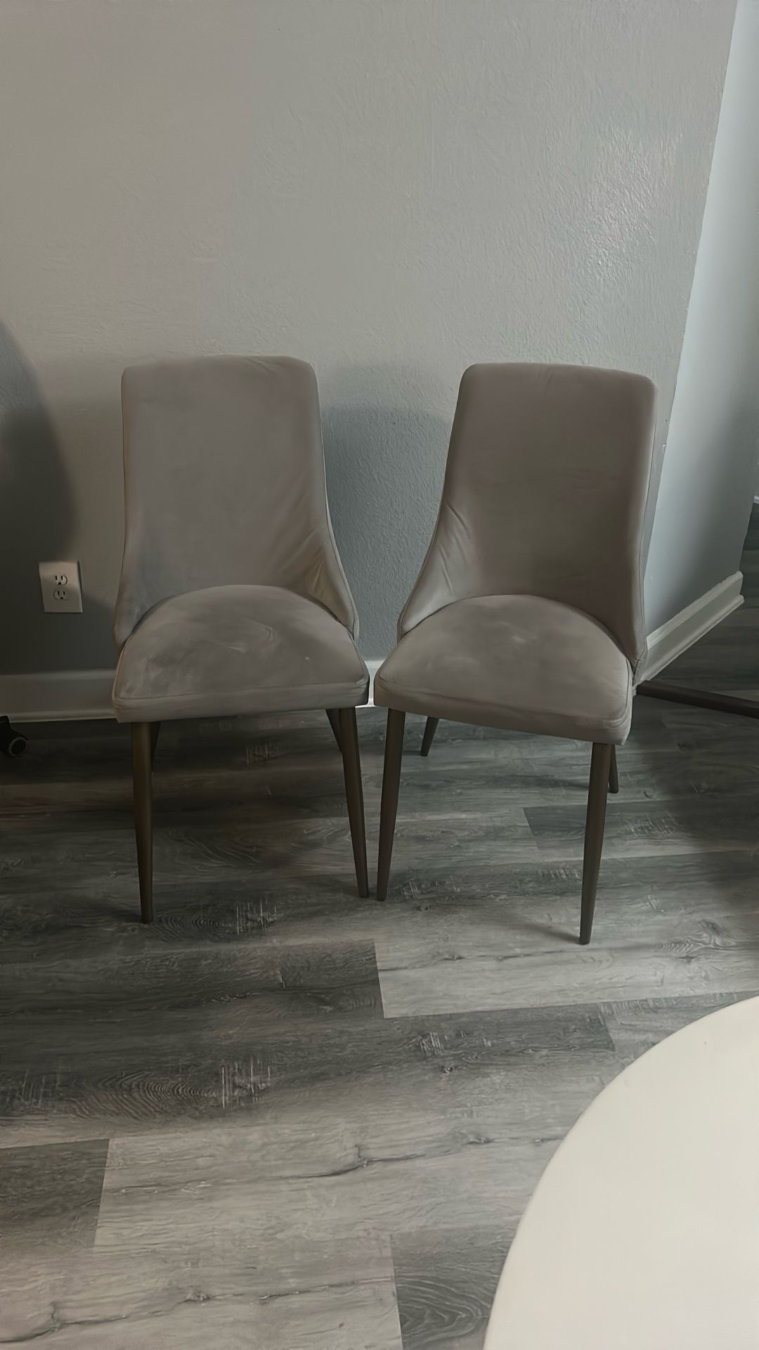 Two Grey Ikea Chairs
