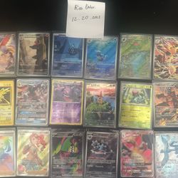 Pokemon TCG Singles Individual Prices In Description 