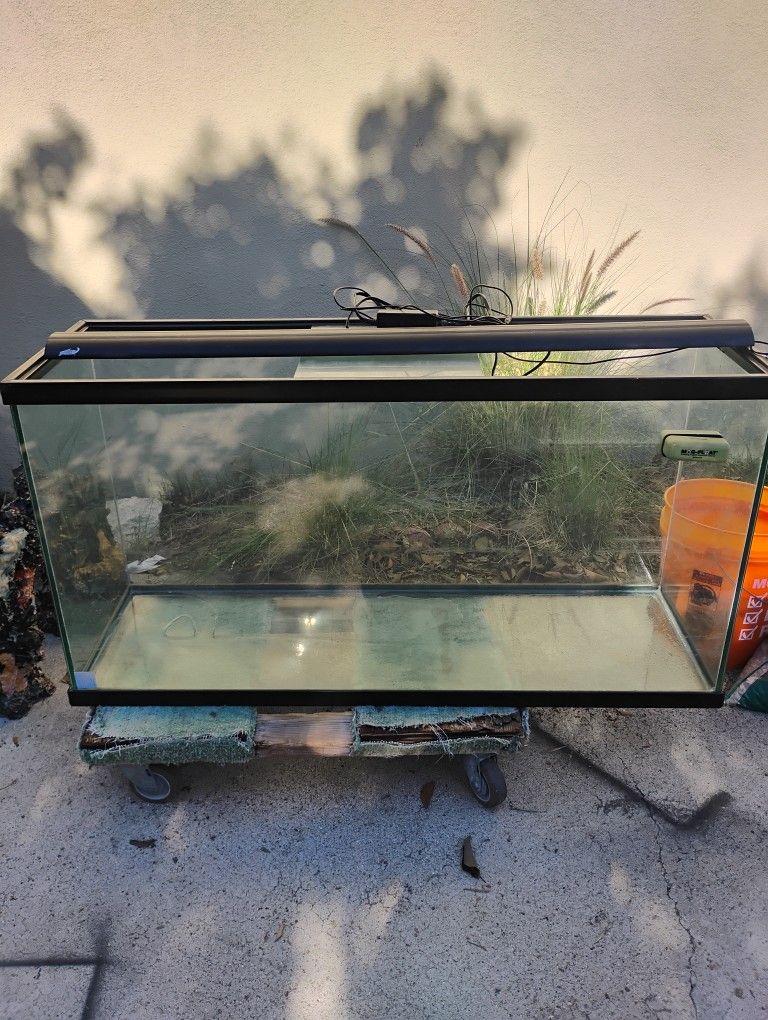 77 Gallon Aquarium With LED Light