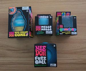 New NeeDoh Nice Cream Cone, Mello Mallo, Gumdrop, Fuzz Ball - 1 for $18 or 2 for $30
