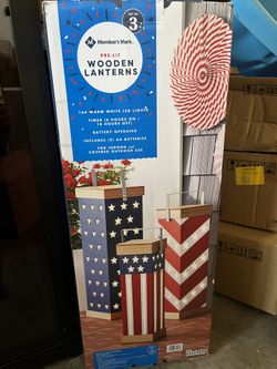 American Flag Lantern