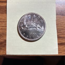  “REDUCED “ Silver 1965 Canada Silver Dollar