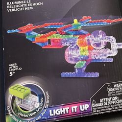 Build A Laser Pegs Helicopter (LEGO Style)