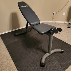 Gently Used Heavy Duty Adjustable Weight Bench 