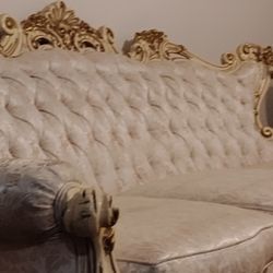 Victorian Davenport, Loveseat,Dresser/Mirror 