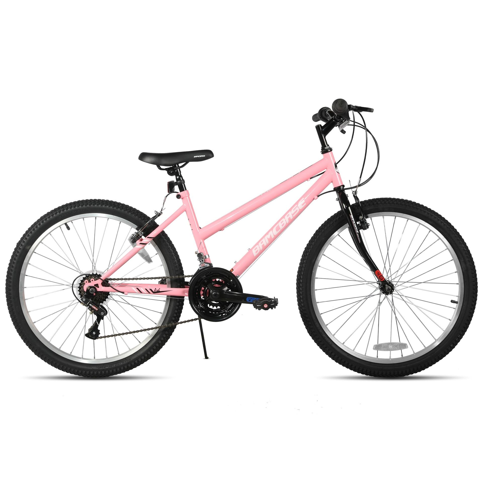 Women’s Mountain Bike, 26 Inch 18 Speeds Hybrid Commuter Bicycle for Adults, Sport Hardtail Trail MTB Pink
