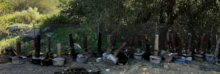 Used Smudge Pots