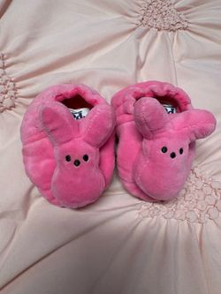 Pink Peep Infant slippers
