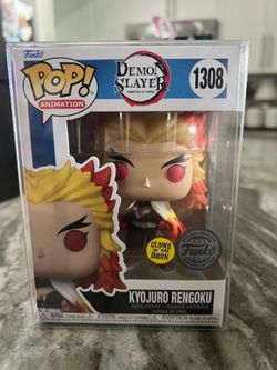 Kyojuro Rengoku #1308 (Glow in the Dark) Special Edition Funko Pop! (With Protector)