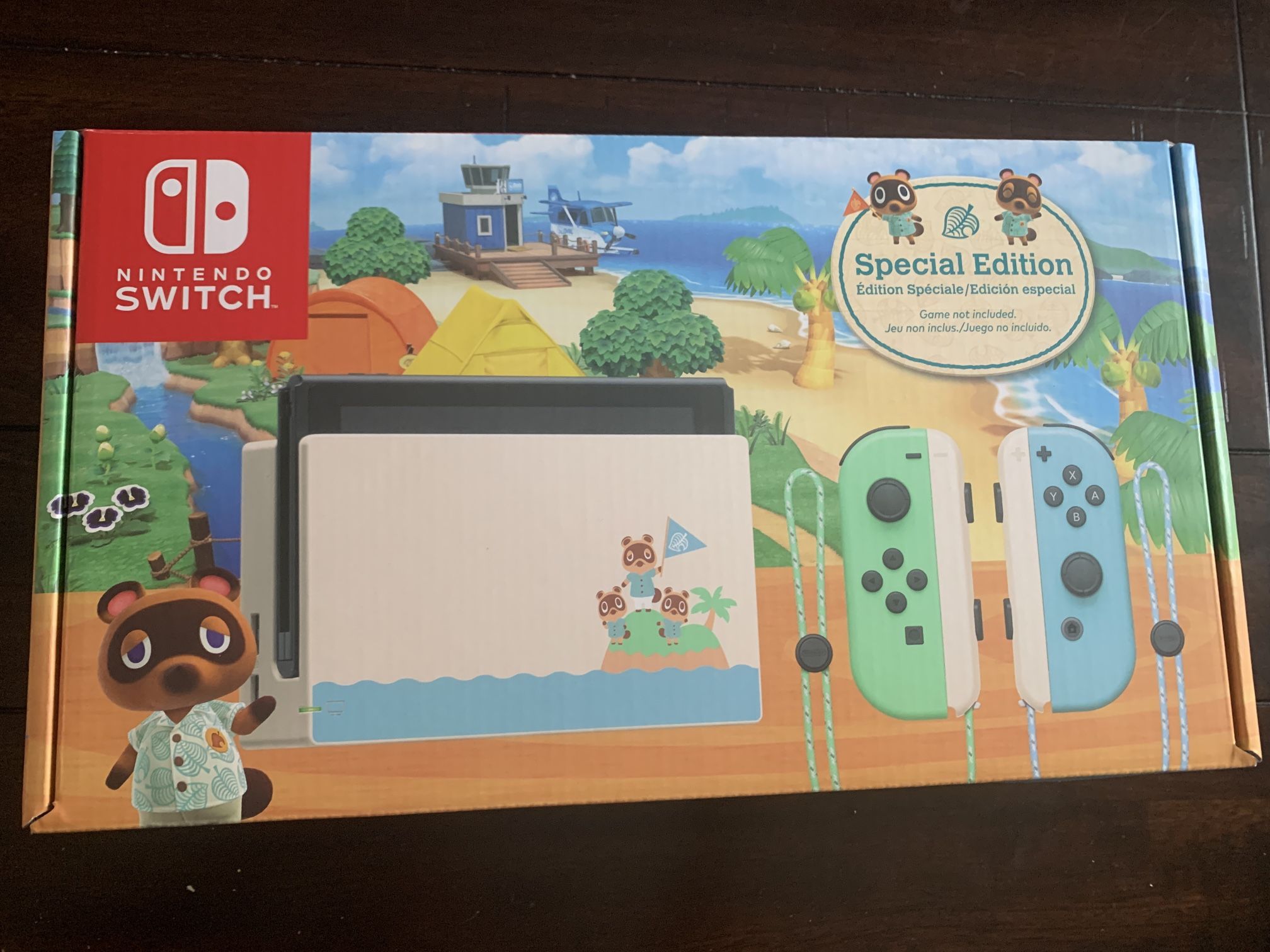 Open Box Nintendo Switch Animal Crossing Console