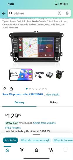 Car Radio With Backup Camera