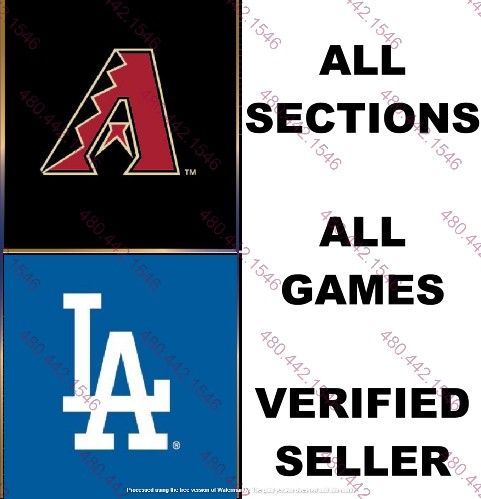 Lower, Diamond Level Club Tickets - Diamondbacks vs Dodgers