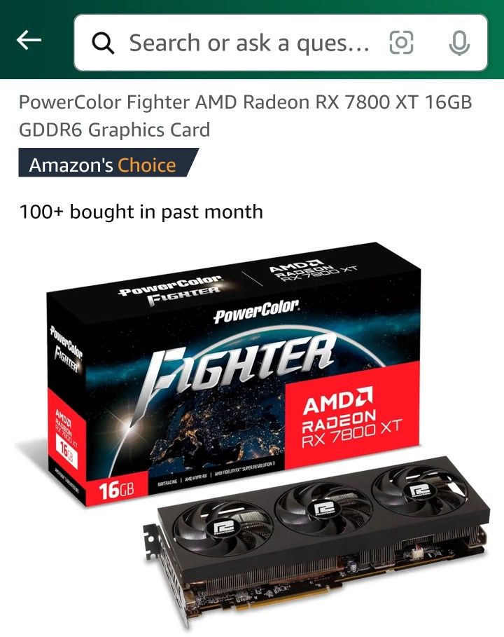 Radeon Fighter 7800xt