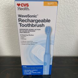 CVS  Wave Sonic Rechargeable  Toothbrush , blue  New.   $11:00 each