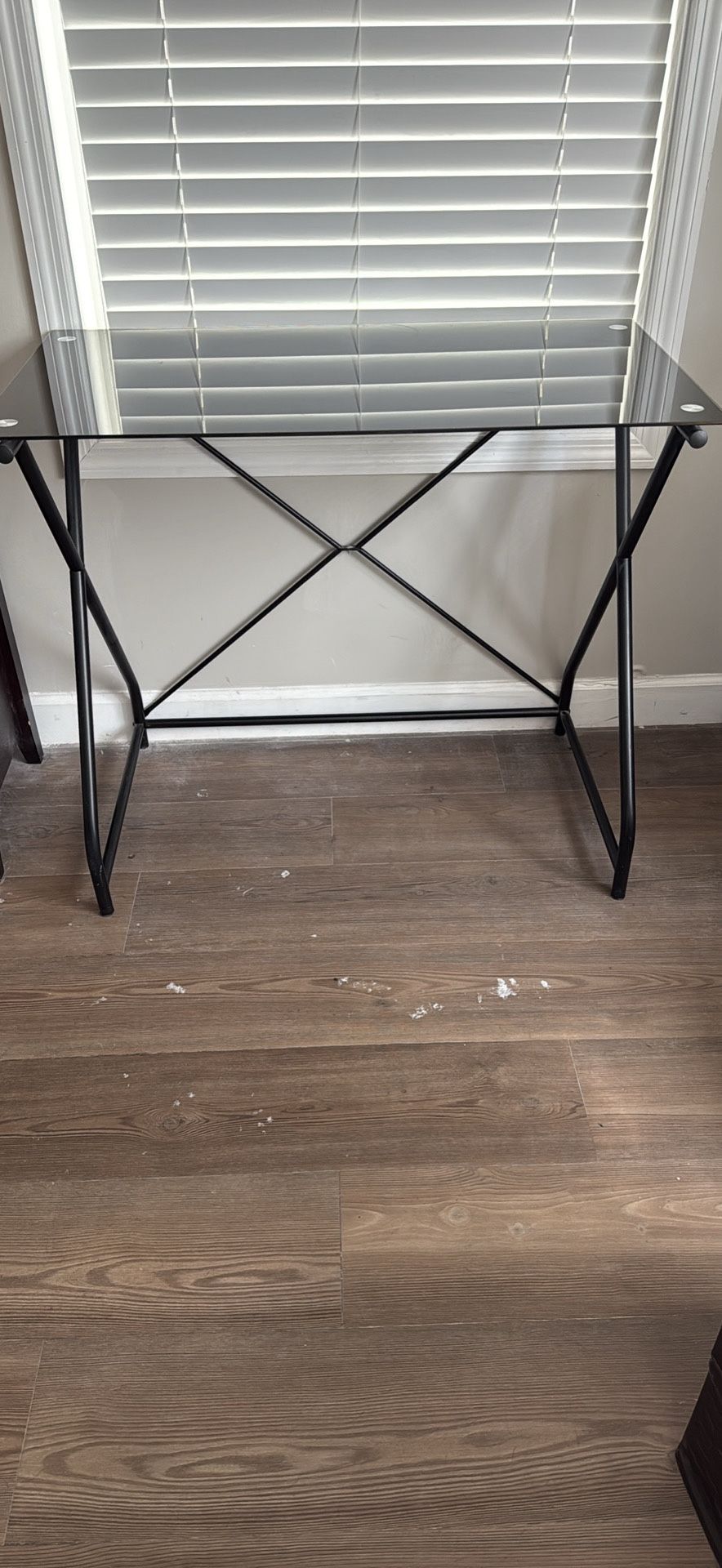 Black Glass Table