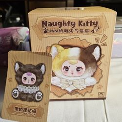 MM Milk Candy Naughty Kitty blind box Has A Twirling Tail  And Pull On String 