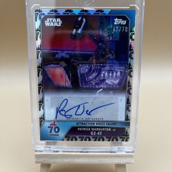 2025 TOPPS DISNEYLAND 70TH ANNIVERSARY G2-4T #47 /70 AUTOGRAPH CARD