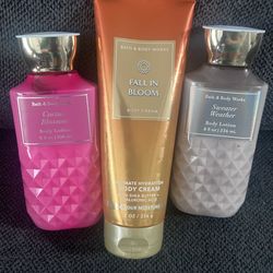 Bath and body lotions new never used