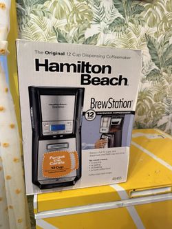Hamilton Beach Brew station NEW in Box