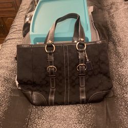 Large Black Coach Purse