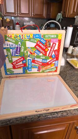 Melissa & Doug Daily Magnetic Calendar Board