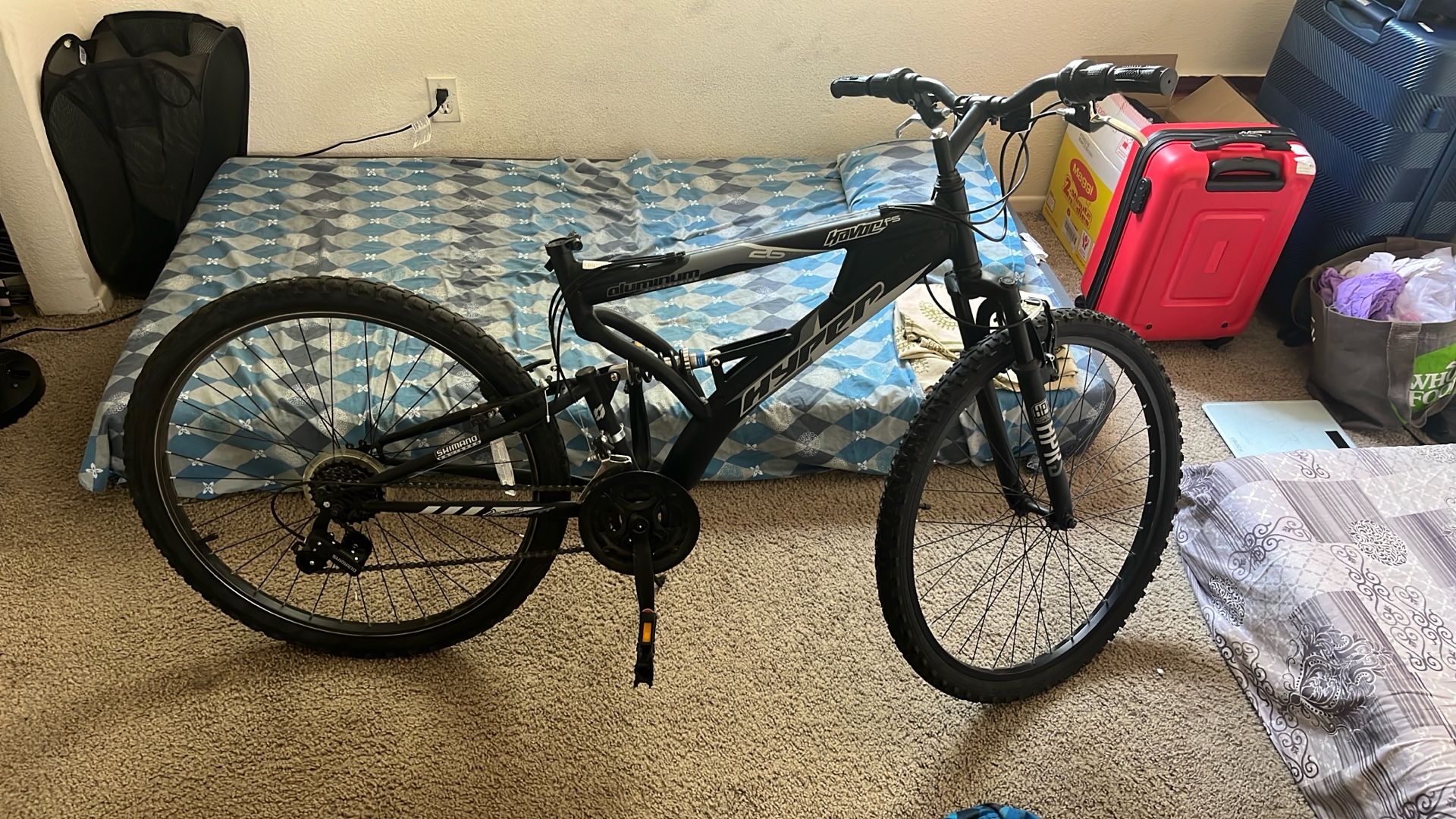 Hyper Havoc 26” Mountain Bike – Dual Suspension, Great Condition, w/ Kryptonite Lock and cable